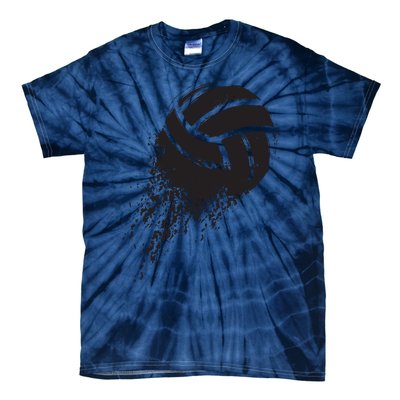 Volleyball Vintage Retro Sports Volleyball Player Tie-Dye T-Shirt