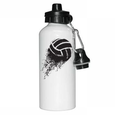 Volleyball Vintage Retro Sports Volleyball Player Aluminum Water Bottle