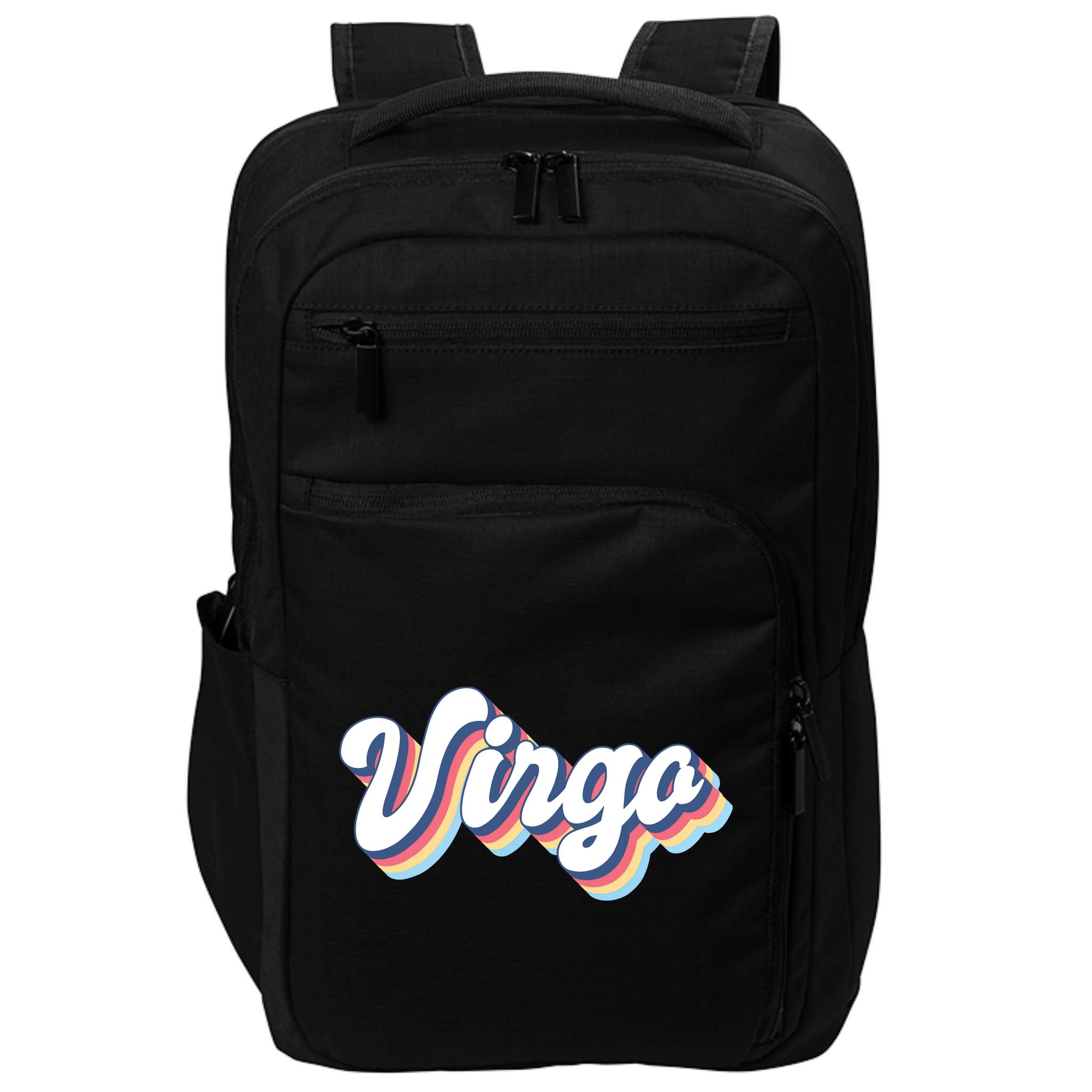 Virgo Vintage Retro Zodiac Sign Virgo Constellation Design Impact Tech Backpack