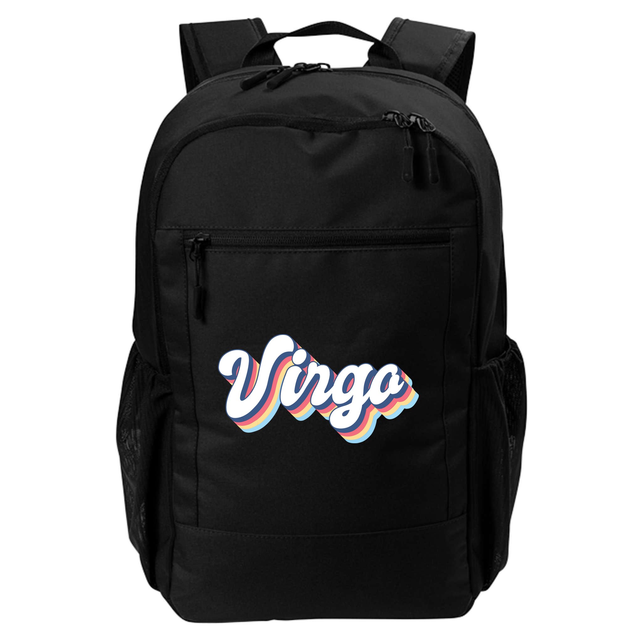Virgo Vintage Retro Zodiac Sign Virgo Constellation Design Backpack