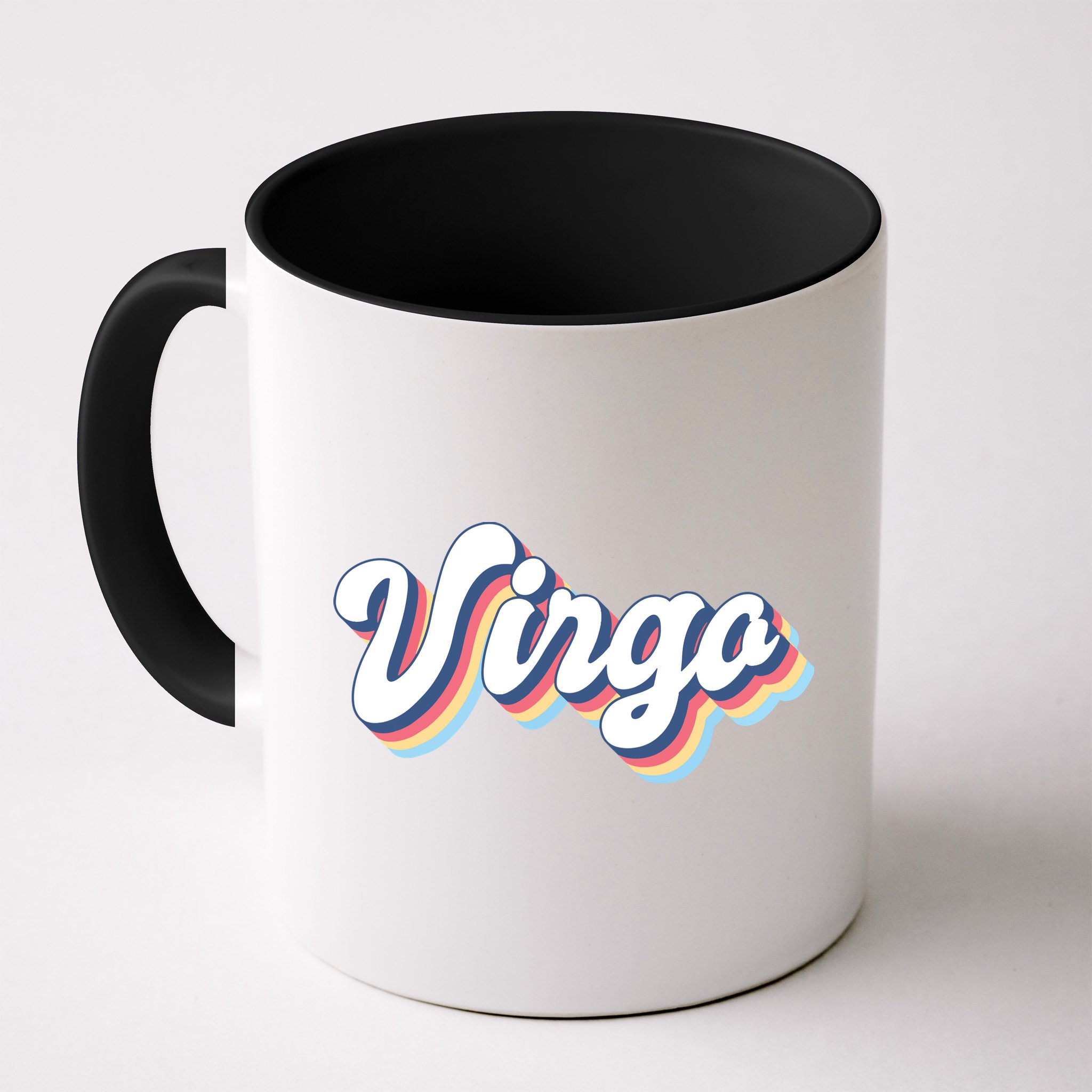 Virgo Vintage Retro Zodiac Sign Virgo Constellation Design Mug