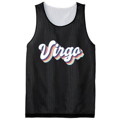 Virgo Vintage Retro Zodiac Sign Virgo Constellation Design Mesh Reversible Basketball Jersey Tank