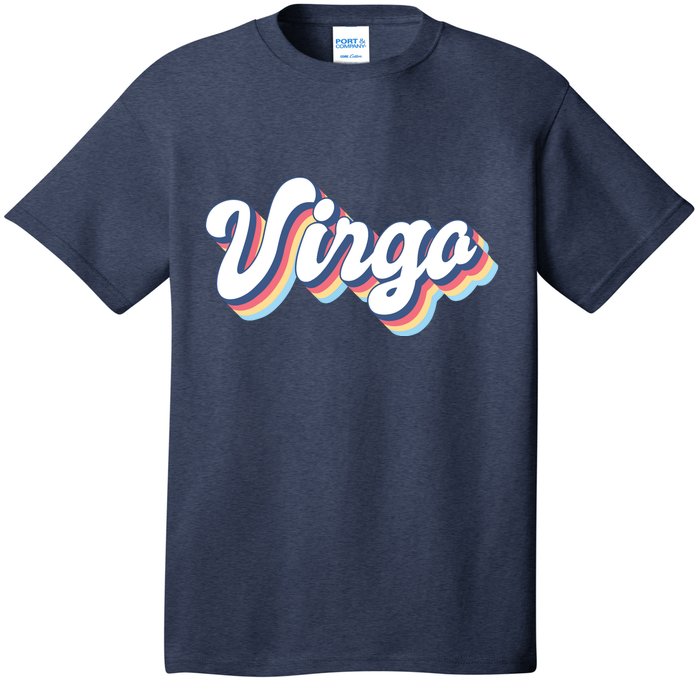 Virgo Vintage Retro Zodiac Sign Virgo Constellation Design T-Shirt