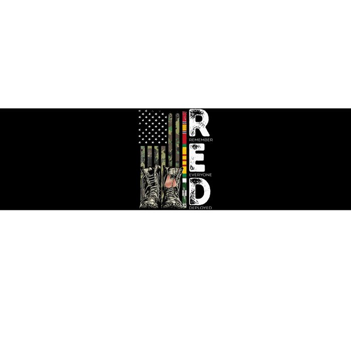 Vietnam Veteran Remember Everyone Deployed RED Friday Bumper Sticker