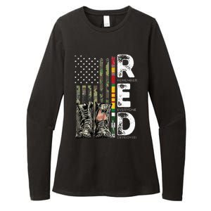 Vietnam Veteran Remember Everyone Deployed RED Friday Womens CVC Long Sleeve Shirt