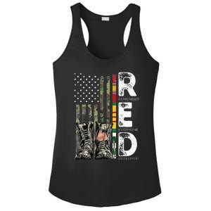 Vietnam Veteran Remember Everyone Deployed RED Friday Ladies PosiCharge Competitor Racerback Tank