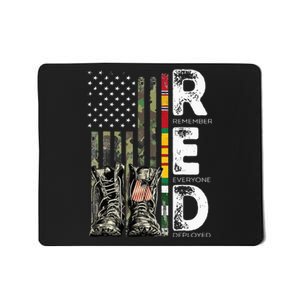 Vietnam Veteran Remember Everyone Deployed RED Friday Mousepad