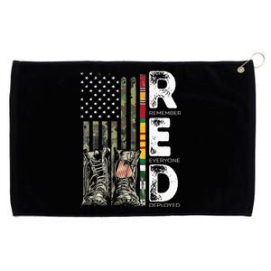 Vietnam Veteran Remember Everyone Deployed RED Friday Grommeted Golf Towel