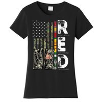 Vietnam Veteran Remember Everyone Deployed RED Friday Women's T-Shirt