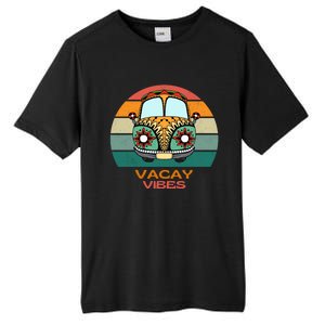 Vacay Vibes Retro Design Summer Family Vacation Holiday Gift Tall Fusion ChromaSoft Performance T-Shirt