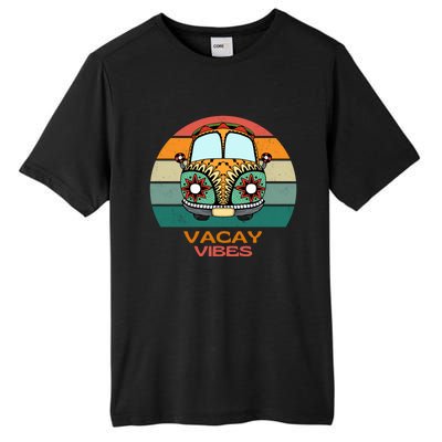 Vacay Vibes Retro Design Summer Family Vacation Holiday Gift Tall Fusion ChromaSoft Performance T-Shirt