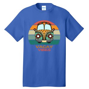 Vacay Vibes Retro Design Summer Family Vacation Holiday Gift Tall T-Shirt