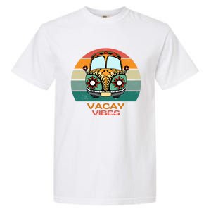 Vacay Vibes Retro Design Summer Family Vacation Holiday Gift Garment-Dyed Heavyweight T-Shirt