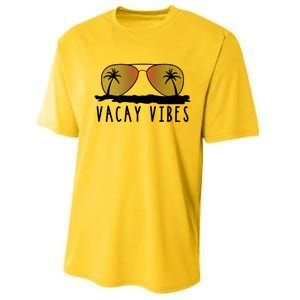 Vacay Vibes Relax Vacation Beach Summer Gift Cute Gift Performance Sprint T-Shirt