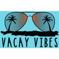 Vacay Vibes Relax Vacation Beach Summer Gift Cute Gift Bumper Sticker