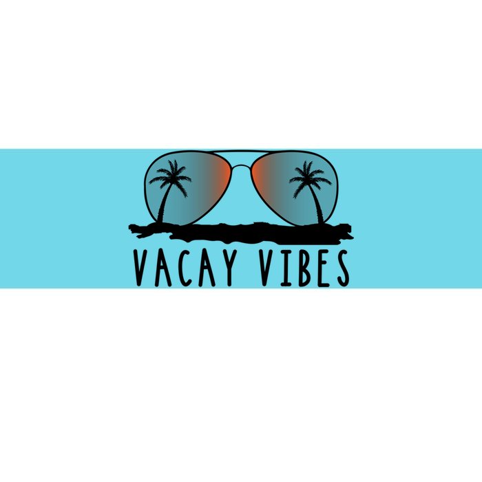 Vacay Vibes Relax Vacation Beach Summer Gift Cute Gift Bumper Sticker