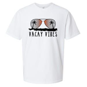 Vacay Vibes Relax Vacation Beach Summer Gift Cute Gift Sueded Cloud Jersey T-Shirt