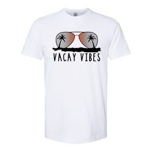 Vacay Vibes Relax Vacation Beach Summer Gift Cute Gift Softstyle CVC T-Shirt