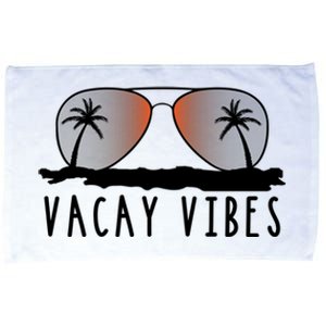 Vacay Vibes Relax Vacation Beach Summer Gift Cute Gift Microfiber Hand Towel