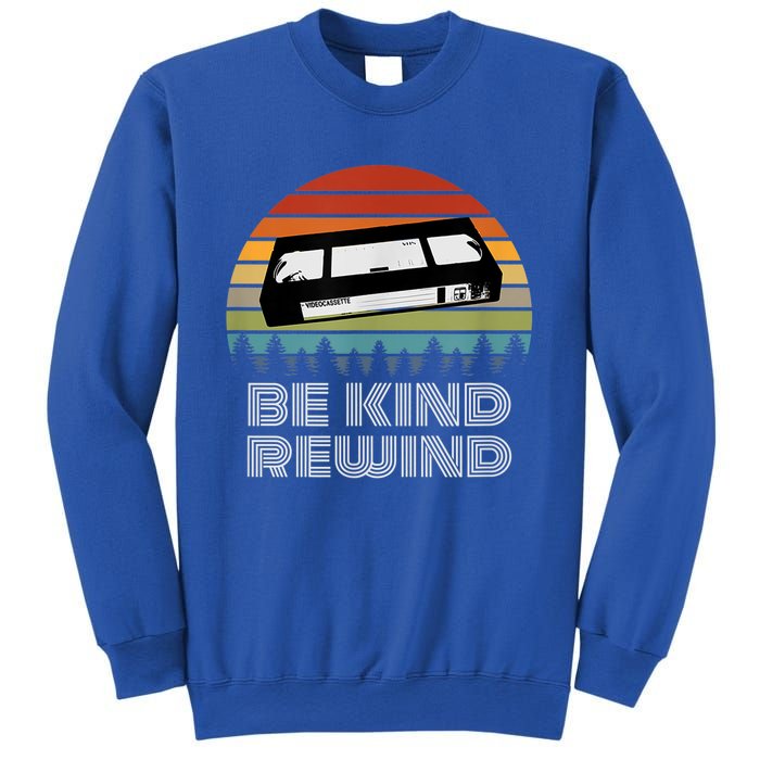 Vhs Vintage Retro 80s 90s Vcr Be Kind Rewind Gift Sweatshirt