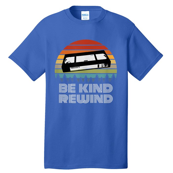 Vhs Vintage Retro 80s 90s Vcr Be Kind Rewind Gift Tall T-Shirt