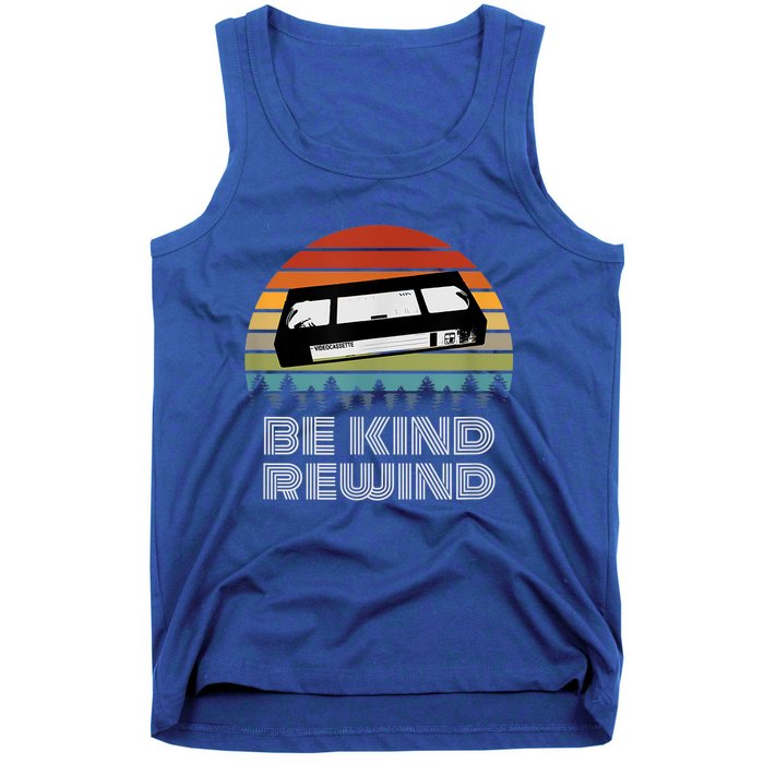 Vhs Vintage Retro 80s 90s Vcr Be Kind Rewind Gift Tank Top