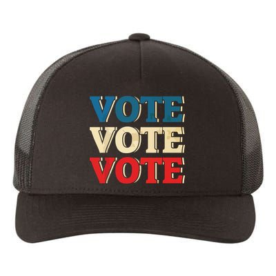 Vote Vintage Retro Go Vote Presidential Election Yupoong Adult 5-Panel Trucker Hat