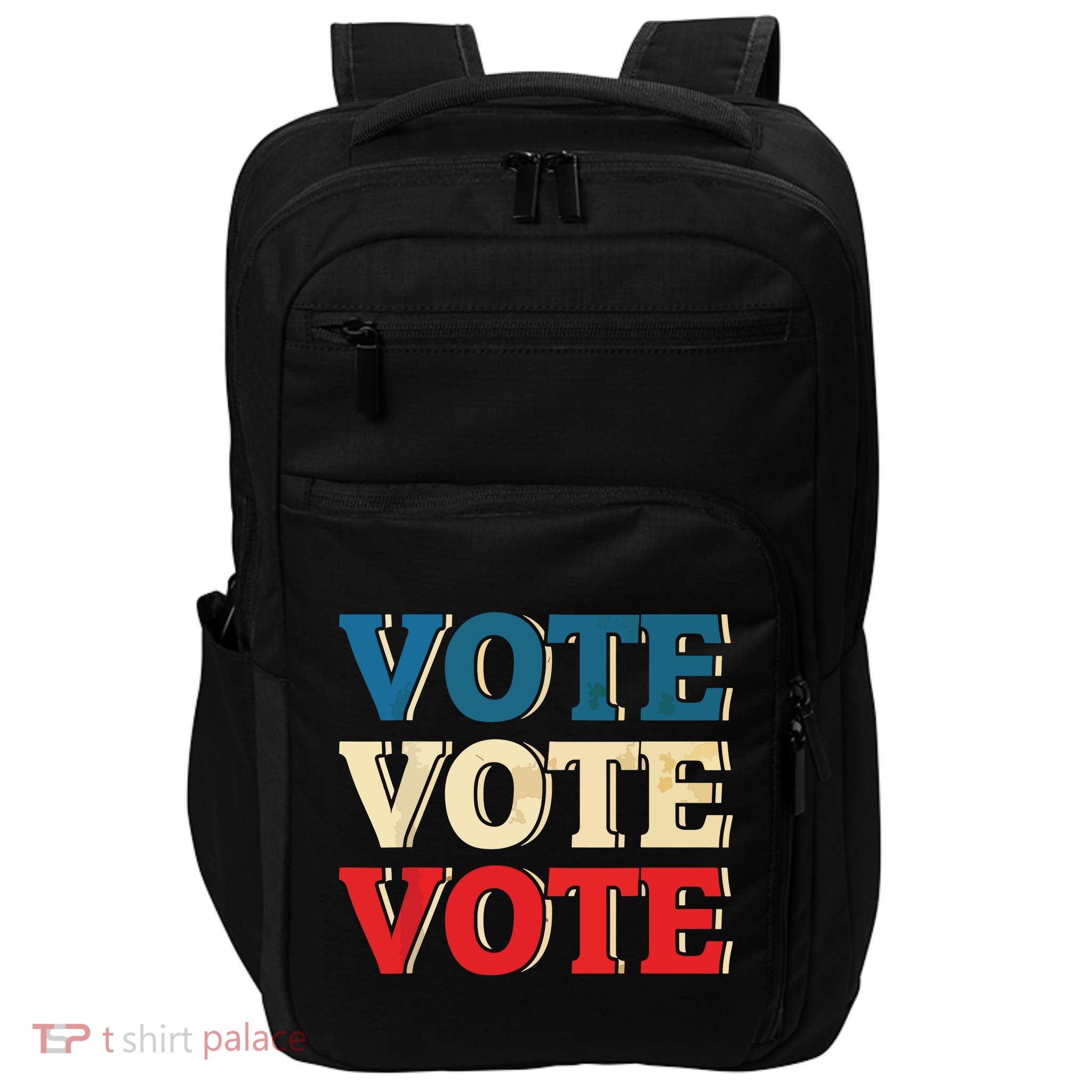 Vote Vintage Retro Go Vote Presidential Election Impact Tech Backpack