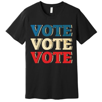 Vote Vintage Retro Go Vote Presidential Election Premium T-Shirt