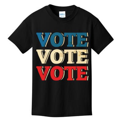Vote Vintage Retro Go Vote Presidential Election Kids T-Shirt