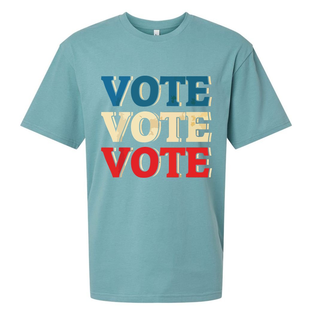 Vote Vintage Retro Go Vote Presidential Election Sueded Cloud Jersey T-Shirt