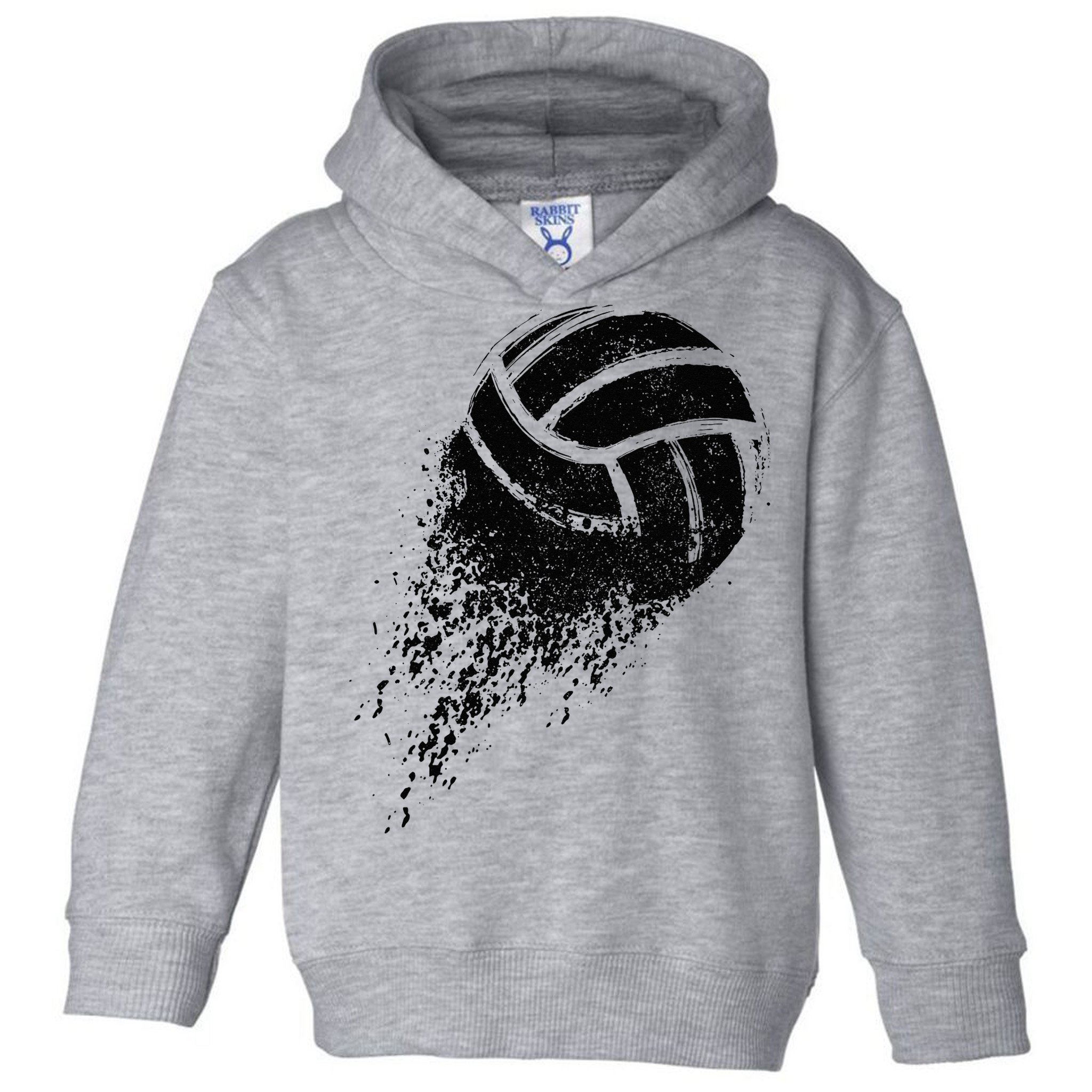 Volleyball Vintage Retro Sports Volleyball Player Toddler Hoodie