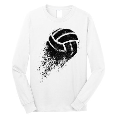 Volleyball Vintage Retro Sports Volleyball Player Long Sleeve Shirt