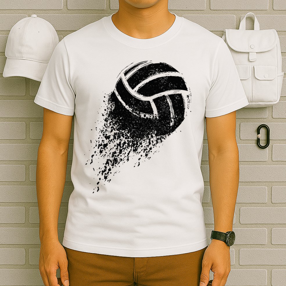 Volleyball Vintage Retro Sports Volleyball Player T-Shirt