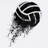 Volleyball Vintage Retro Sports Volleyball Player T-Shirt