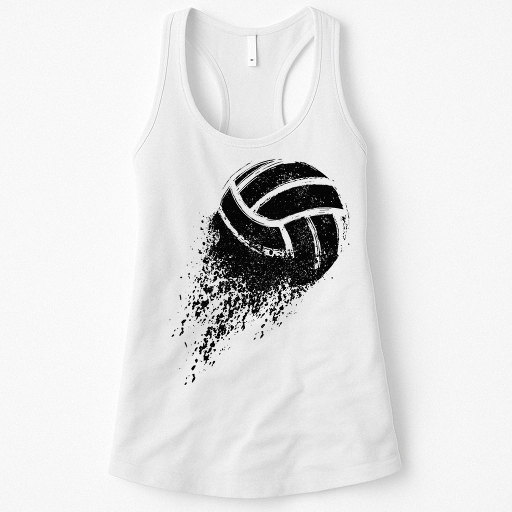 Volleyball Vintage Retro Sports Volleyball Player Womens Tank Top