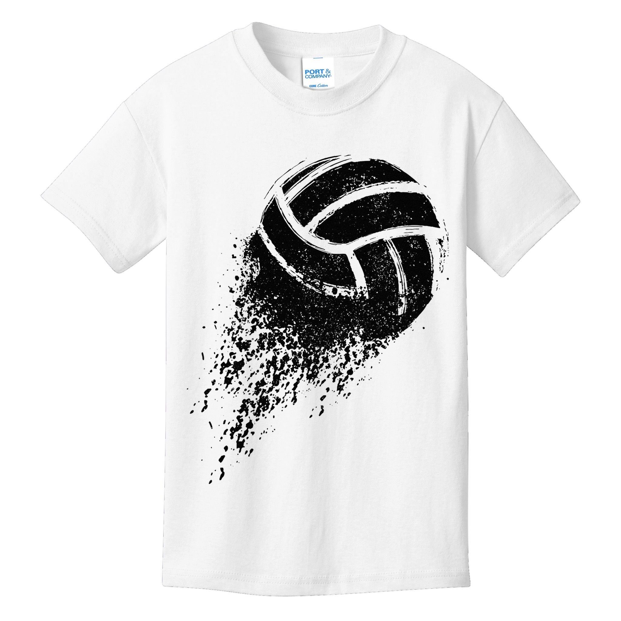 Volleyball Vintage Retro Sports Volleyball Player Kids T-Shirt