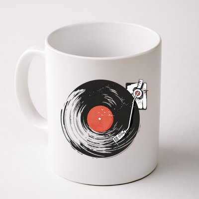 Vintage Vinyl Record Player Summer Vibes Retro Style Mug
