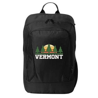 Vintage Vermont Retro Logo City Backpack