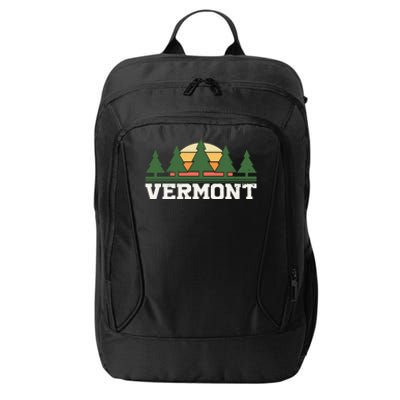 Vintage Vermont Retro Logo City Backpack