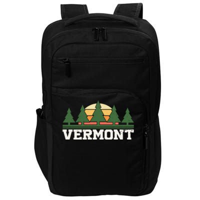 Vintage Vermont Retro Logo Impact Tech Backpack