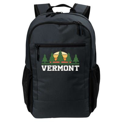 Vintage Vermont Retro Logo Daily Commute Backpack