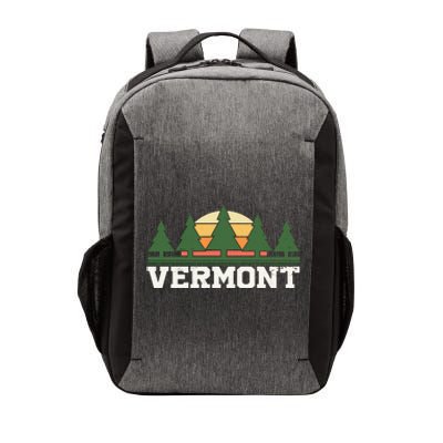 Vintage Vermont Retro Logo Vector Backpack