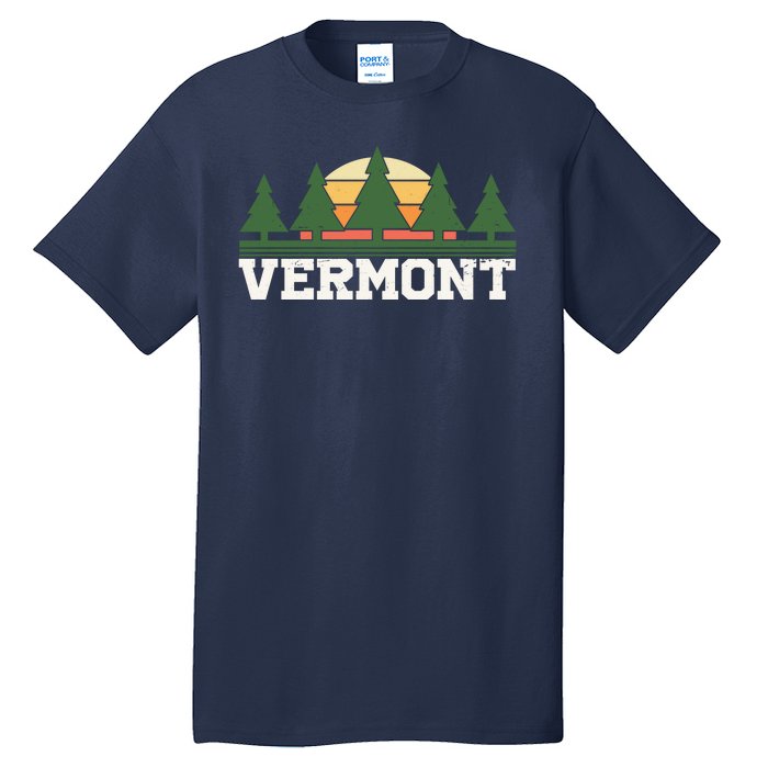 Vintage Vermont Retro Logo Tall T-Shirt