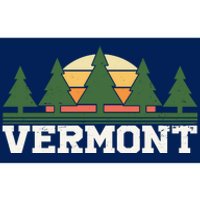 Vintage Vermont Retro Logo Bumper Sticker