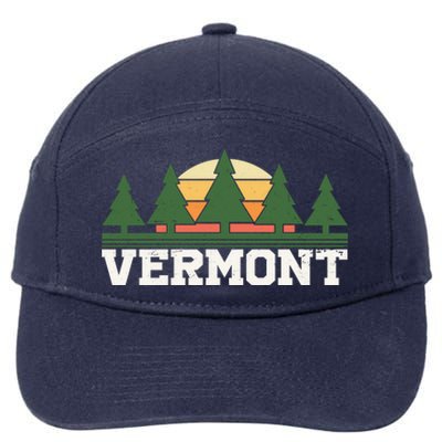 Vintage Vermont Retro Logo 7-Panel Snapback Hat