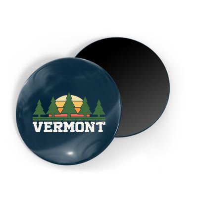 Vintage Vermont Retro Logo Magnet