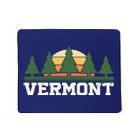 Vintage Vermont Retro Logo Mousepad