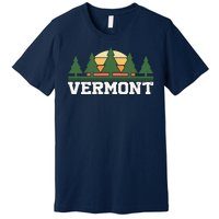 Vintage Vermont Retro Logo Premium T-Shirt