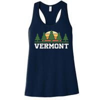 Vintage Vermont Retro Logo Women's Racerback Tank